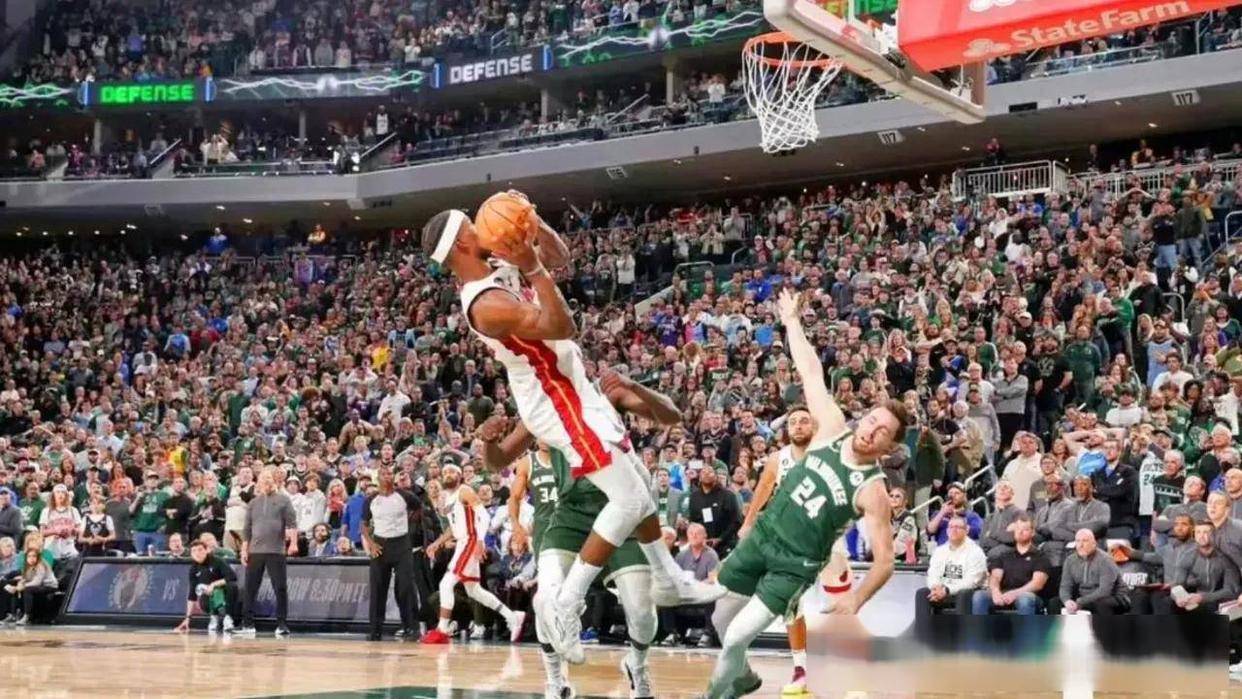 雷速官网-热火胜勇士,巴特勒冷静关键球